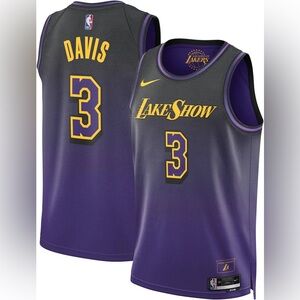 Nike NBA Los Angeles Lakers Anthony Davis 2024-25 City Edition Jersey Mens sz L